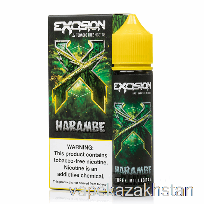 Vape Kazakhstan Harambe - Excision - Alt Zero - 60mL 0mg